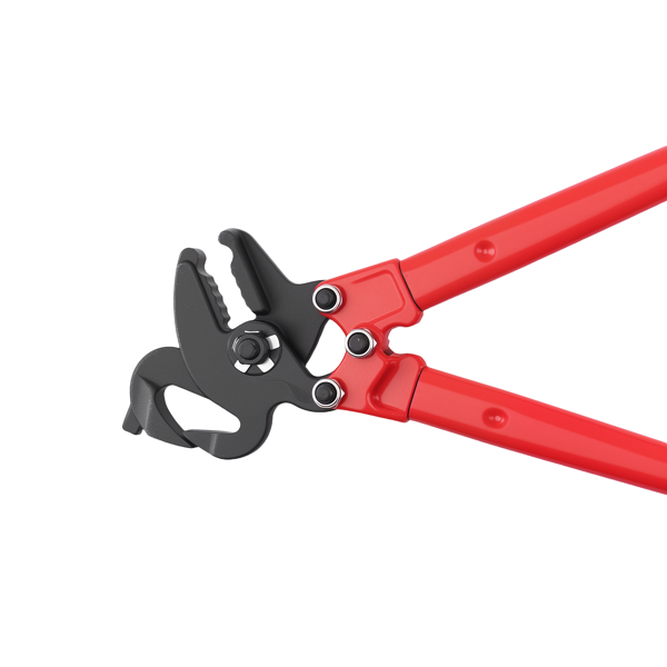 Heavy Duty Snow Chain Plier Tool 830mm CrV Steel with TPR Grip Handle Red Color-1