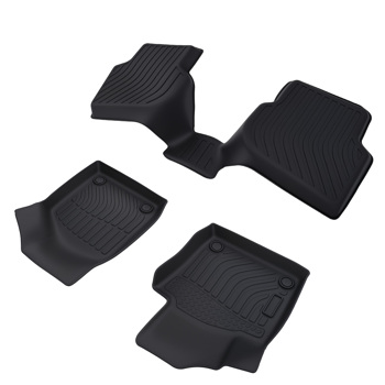 Anti-Slip Floor Mats Set fit for Volkswagen Jetta 2011-2018 Black TPE Waterproof