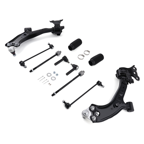 10x Front Lower Control Arms Sway Bars Tie Rod Ends Kit fit for 2007-2011 Honda CR-V-6
