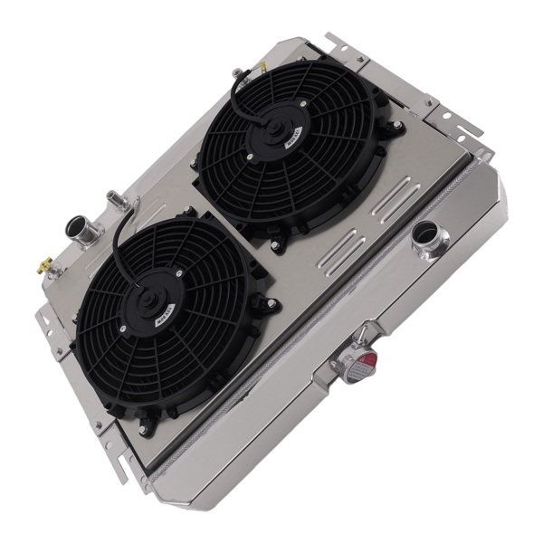 3 Row AT Radiator Fan fit for Chevrolet Bel Air/El Camino/Impala 1963-1968 MC289 Kit-4