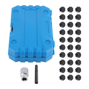 32pc Wheel Lock Lug Nut Master Key Removal Socket Tool Kit fit for Mercedes-Benz GL