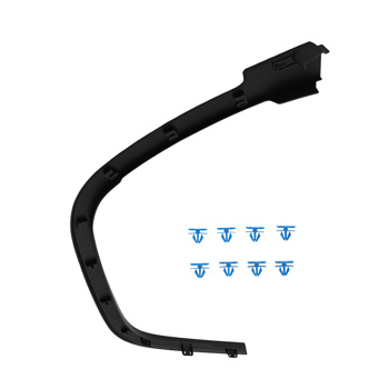 Wheel Arch Fender Flare Molding Trim Passenger Side fit for 14-18 Jeep Cherokee USA