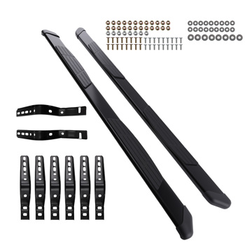 Non-Slip Running Board fit for Toyota Tundra Crew Max 22-2026 Aluminium+ABS Nerf Bar