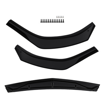 Front Bumper Kit M Style fit for Hyundai Sonata 2020-2023 Lower Gloss Black Splitter