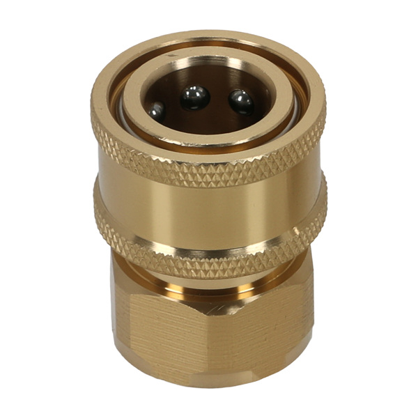 High Pressure Washer Adapter M22-15 Swivel to 3/8" QC  Brass Connection Kit 4pc-1