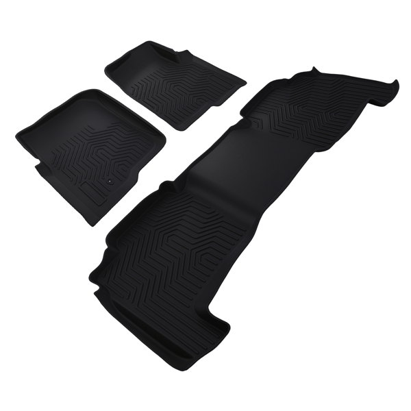 All Weather TPE Car Floor Mats fit for Ford F-150 Super Crew Cab 2004-2008 Anti-Slip-3