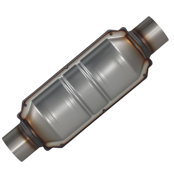 Stainless Steel Universal Catalytic Converter 2.5'' Inlet Outlet 15'' length-2