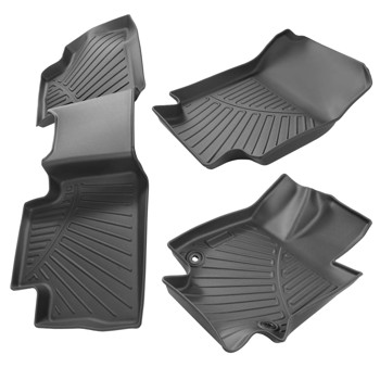 3D All Weather TPE Floor Mats fit for Toyota RAV4 Hybrid Only 2019-2024 Rubber