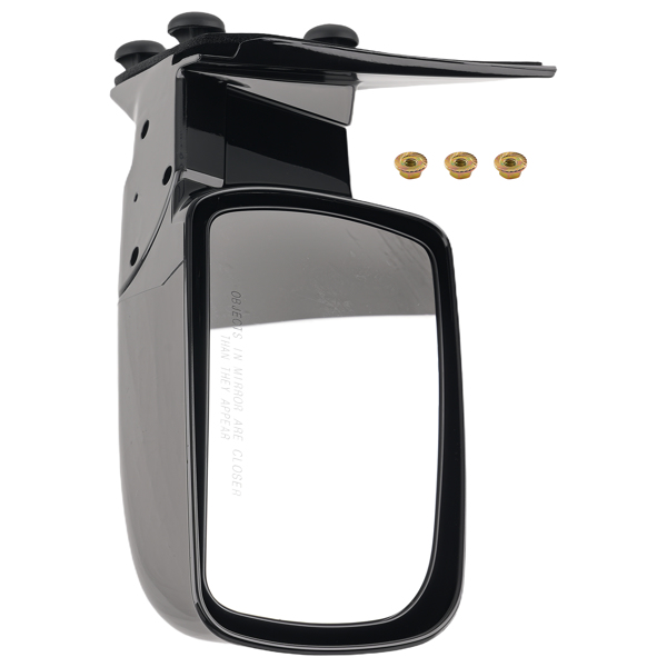 Manual Right Door Mirror fit for Chevy C1500 1988-00 GM1321123 Non-Heated Black-6