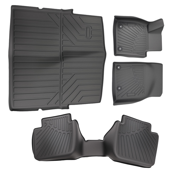 Floor Mats Liner Set fit for Mazda CX-50 2023-2025 Black TPE All Weather Anti-Slip-6