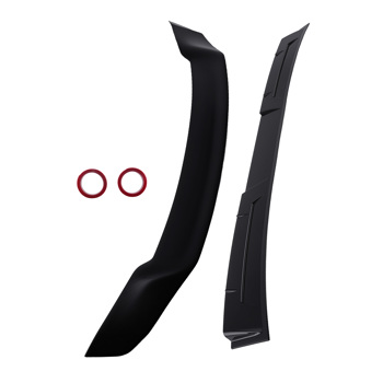 Duckbill Trunk Spoiler fit for Honda Accord Sedan 2018-2022 Black ABS Upper Mounted