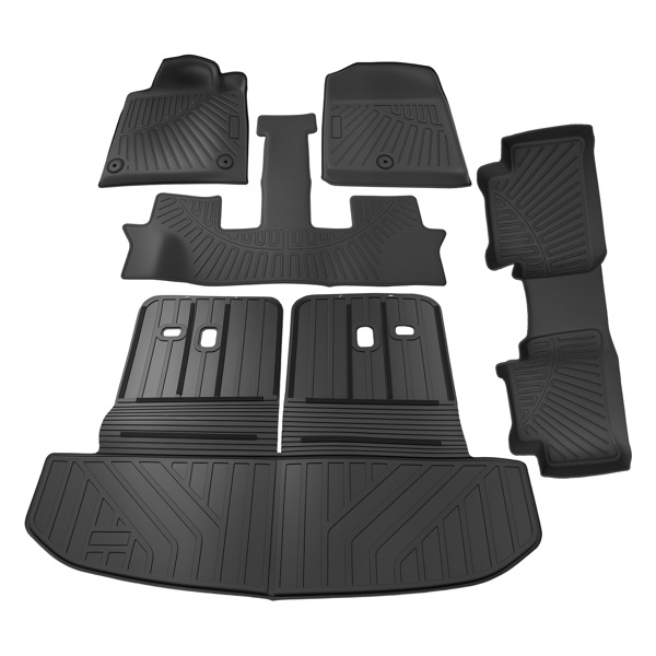 Car Carpet Floor Mats fit for Kia Sorento 6 & 7 Seats 2021-2025 TPE All-Weather-6