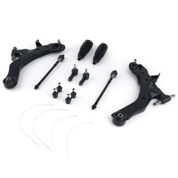 10PC Front Lower Control Arm Tie Rods Sway Bars fit for HYUNDAI ELANTRA 01-06 K90358