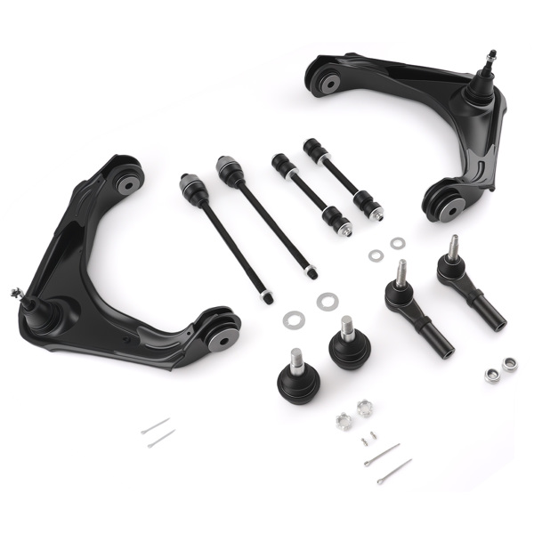 10x Front Upper Control Arms Sway Bar Tie Rods fit for Silverado Sierra 1500 2500 HD-6