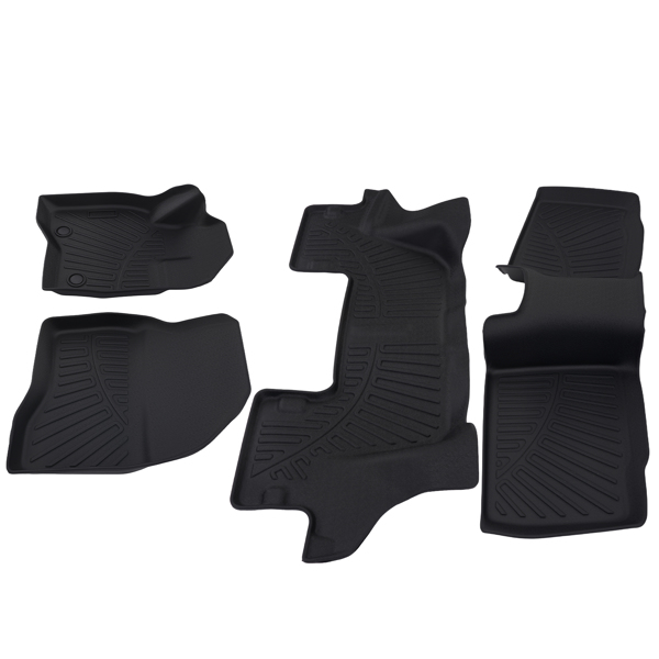 Front Floor Mats And Rear Floor Mat fit for Ford Explorer 2017-2019 1st + 2nd row-4
