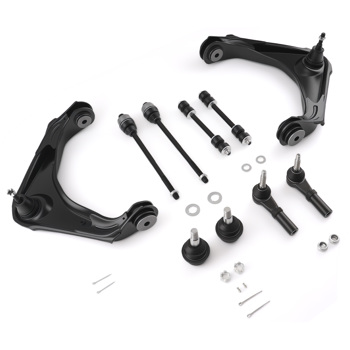 10x Front Upper Control Arms Sway Bar Tie Rods fit for Silverado Sierra 1500 2500 HD