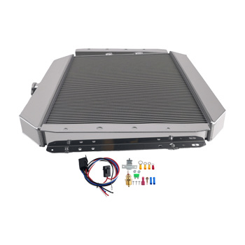 AT Performance Radiator Fan fit for Ford F-Series 68-79 433 3Row Aluminum Downflow