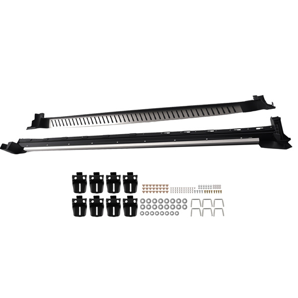 Black Running Board Side Steps fit for Cadillac XT5 2017-2025 Anti-Slip Nerf Bars-6
