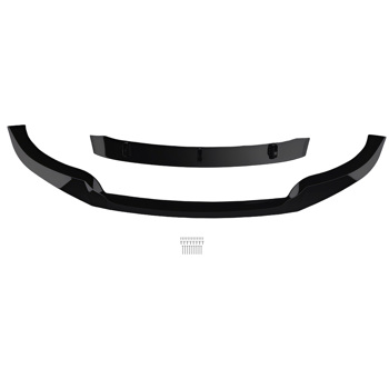 Front Lip Extension fit for BMW X6 G06 M Sport 2020-2023 Gloss Black Splitter