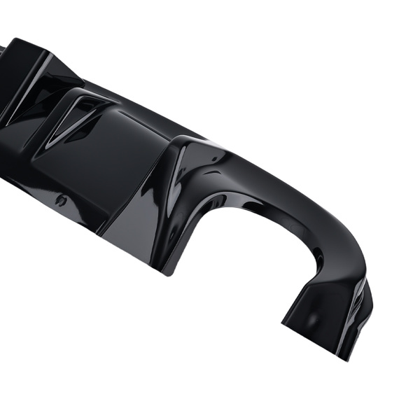 New Rear Lip fit for 2014-2017 Infiniti Q50 Bumper Diffuser Wing Gloss Black Style-2