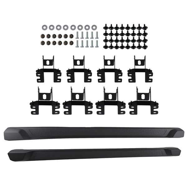 Black Side Steps fit for 2020-2023 Jeep Gladiator JT 4DR Running Board Heavy Duty-6