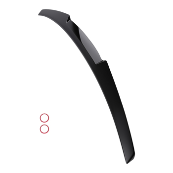 Rear Trunk Lip Spoiler Wing fit fit for Audi A3 S3 RS3 Sedan 14-2020 Gloss Black ABS