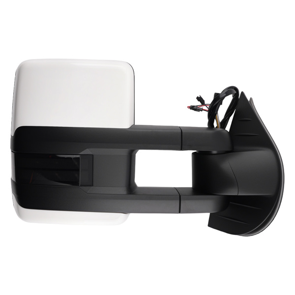 Heated Mirror fit for Chevrolet Avalanche 2007-2013 White Extendable YH-3351-5