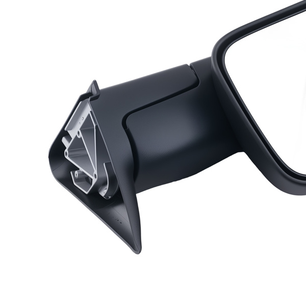 Left Side Mirror Manual fit for Dodge Ram 1500/2500/3500 1994-1997 Heated Black-2
