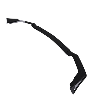 3PC Front Body Kit fit for Infiniti Q50 Sport Sedan 14-17 Black Bumper Lip Spoiler