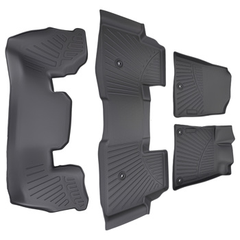 All Weather Floor Mats Liner fit for Honda Pilot 23-25 TPE Anti-Slip Front & Rear