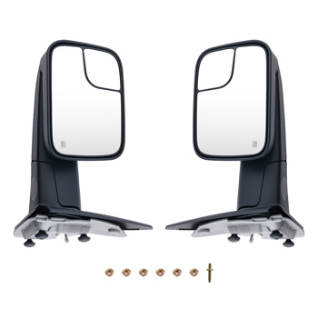 Black Towing Mirror Power fit for Dodge RAM 1500/2500/3500 2002-2009 Heated