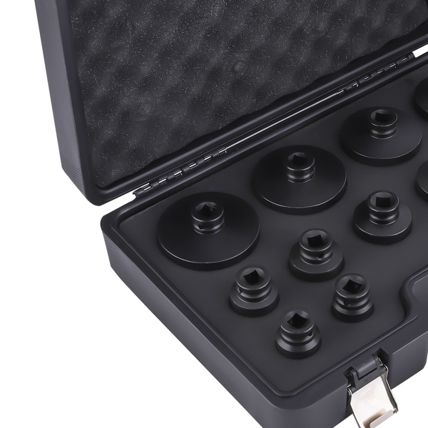13pc 1/2" Dr Grooved Lock nuts Sockets Set, 60mm Long Deep Internal Teeth 18-80-5