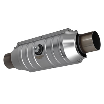 Stainless Steel Universal Catalytic Converter 2.5'' Inlet Outlet 15'' length