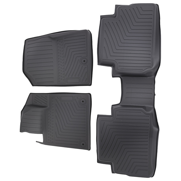 Car Floor Mats fit for Hyundai Santa Fe 5 Seat 2021-2023 TPE Rubber Black Waterproof-6