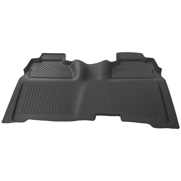 Complete Floor Mats fit for GMC Sierra 1500 2500HD Crew Cab 2014-2019 TPE Waterproof-4