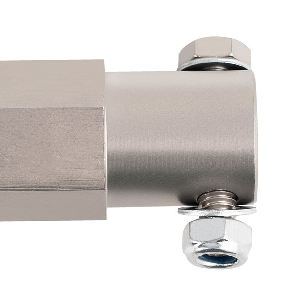 1x Stainless Steel Top Wind Trailer Jack Crank Handle Cordless Drill Adapter-2