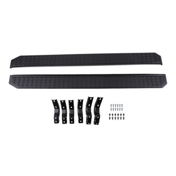 Aluminum Side Running Boards fit for Toyota Land Cruiser 2024-2025 Black Nerf Bars