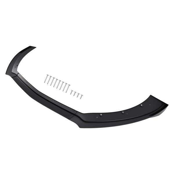 Glossy Black Lip Kit fit for Ford Mustang 2015 2016 2017 Front Lower Bumper Splitter-6