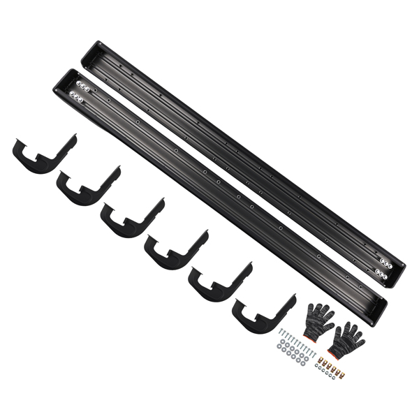 6" Running Board fit for Chevrolet Silverado 1500 GMC Sierra 2500HD 2007-19 Aluminum-6