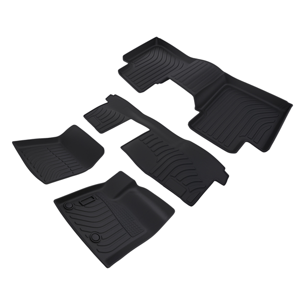 Waterproof TPE Floor Mats fit for Mitsubishi Outlander 2022-2025 Black Floor Liners-6