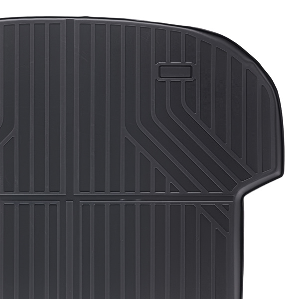 Black Trunk Mat Liner fit for Hyundai Santa Fe 21-23 Cargo Liner Mat Waterproof TPE-5