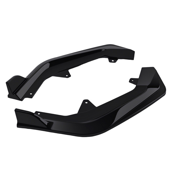 3PCS Black Kit fit for Honda Civic 11th Generation 2022+ Front Lower Bumper Lip-3