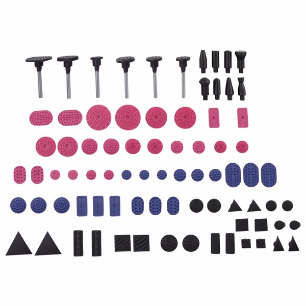 89pcs Paintless Dent Removal Rods Stainless Steel Rod Tool Dent Repair Kits-3