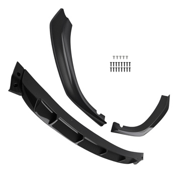 Carbon Look Body Kit fit for BMW G30 5 Series M Sport 2017-2020 Front Bumper Lip