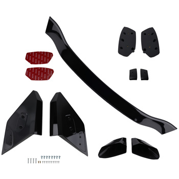 Rear Trunk Lip Spoiler Wing fit for Honda Civic 10th Gen Sedan 16-2021 R Style