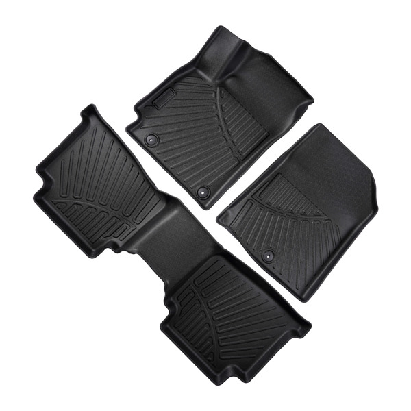 2 Row TPE Rubber Floor Mats Liner fit for Kia Seltos 2021 2022 2023 2024 Front Left-6