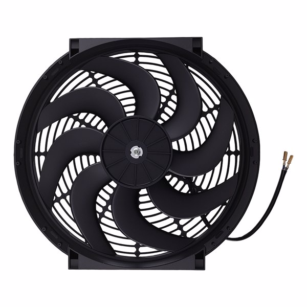 14 Inch Cooling Fan Electric Radiator 12V 90W Universal Assembly-2