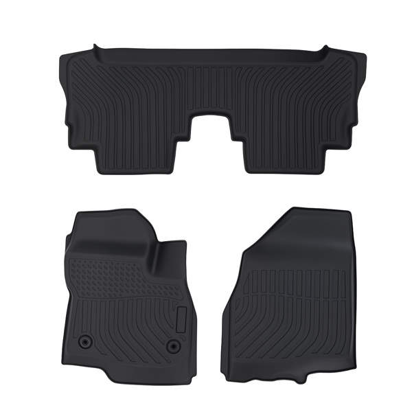All-Weather Floor Mats fit for Chevrolet Bolt EV 2017-2023 Black TPE Set Car Carpet-1