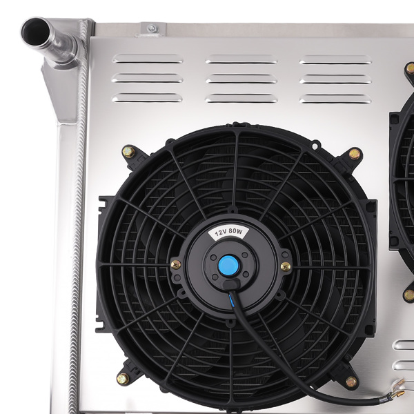 3 Row Radiator Shroud Fan fit for Chevy Corvette Base 350ci V8 1977-1982 Aluminum-2