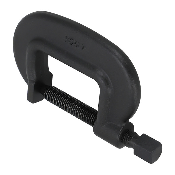 4" Industrial C-Clamp 20000lb Capacity Square Head Black Oxide Finish New-4